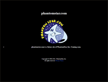 Tablet Screenshot of phantomstar.com